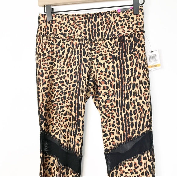NWT Material Girl Leopard Print Leggings - S - Picture 3 of 4